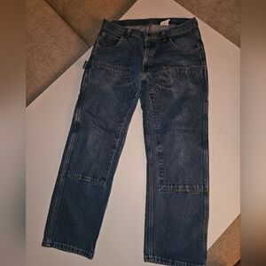 Key Double Knee Men's Blue Jeans 34x30
